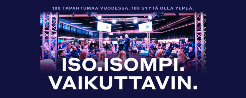 Tampereen Messut. Iso. Isompi. Vaikuttavin.